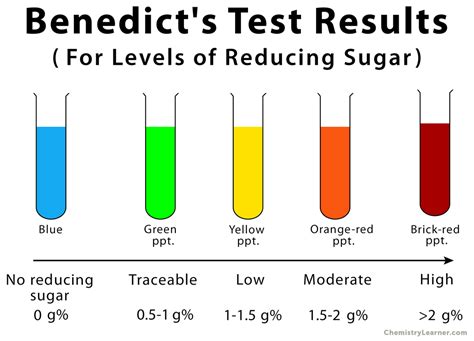 benedict's test colors